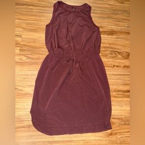 Athleta Sleeveless Maroon Mini Dress